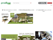 Tablet Screenshot of greenfingers.com